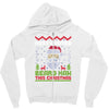 most wanted beard man this christmas Zipper Hoodie
