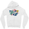 nasty woman vs trump Zipper Hoodie
