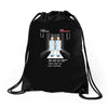 all play and no work Drawstring Bags