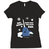 buddy the elf sweater bye buddy hope you find your dad Ladies Fitted T-Shirt