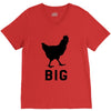 big cock V-Neck Tee