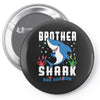 brother shark doo doo doo family matching Pin-back button