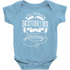 run without a destination Baby Bodysuit