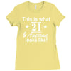 21st birthday Ladies Fitted T-Shirt