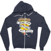 solemnly pizza Zipper Hoodie