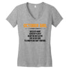 October Girl Hated By Many Women's V-Neck T-Shirt