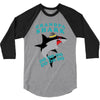 Grandpa Shark -Shark Do Do Do 3/4 Sleeve Shirt