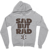 sad but rad girls Zipper Hoodie
