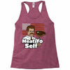 meat yo self! Racerback Tank