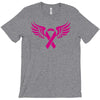 breast cancer ribbon with wing T-Shirt