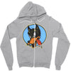 lone wolf Zipper Hoodie
