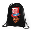 eye of the tiger man Drawstring Bags