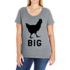 big cock Ladies Curvy T-Shirt