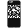 biker t shirt cafe racers ton up boys rockers greasers rock iPhone 6/6s Case