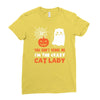 i'm the crazy cat lady Ladies Fitted T-Shirt