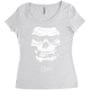 white Women's Triblend Scoop T-shirt