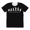 The Evolution of Force All Over Women's T-shirt