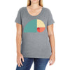 fibonacci golden ratio colorful Ladies Curvy T-Shirt
