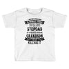 Super Cool Stepdad Of A Freaking Awesome Grandson Toddler T-shirt