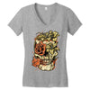 death flower Women's V-Neck T-Shirt