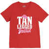 tan legged juliet V-Neck Tee