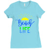 beach life Ladies Fitted T-Shirt