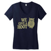 we give a hoot Women's V-Neck T-Shirt