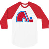 quebec nordiques 3/4 Sleeve Shirt
