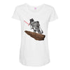 the darth king Maternity Scoop Neck T-shirt