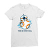 this is how i roll Ladies Fitted T-Shirt