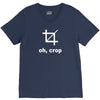 oh crop V-Neck Tee