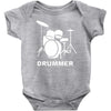 drummer drum kit indie rock music Baby Bodysuit