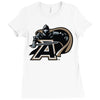 army secondary Ladies Fitted T-Shirt