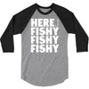 here fishy fishy fishy 3/4 Sleeve Shirt