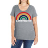 Ganster ish Ladies Curvy T-Shirt