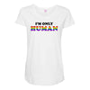 I'm Only Human Maternity Scoop Neck T-shirt