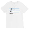 practice your texting V-Neck Tee