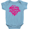 love (3) Baby Onesie