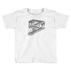 some game involving falling blocks in the style of m.c. escher Toddler T-shirt