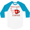 coffee lovers medical alert 3/4 Sleeve Shirt