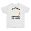 I Don't Care How Many Miles Per Gallon Youth Tee