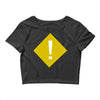 warning Crop Top