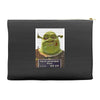 shrek mug shot funny Accessory Pouches