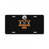 michigan girl License Plate