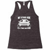my other ride is a time machine Racerback Tank