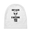 grey alien Baby Beanies