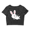 gym rabbit Crop Top