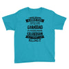 Super Cool Granddad Of A Freaking Awesome Grandson Youth Tee