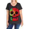 portugal till i die Ladies Curvy T-Shirt