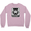 bull dog disobey Crewneck Sweatshirt